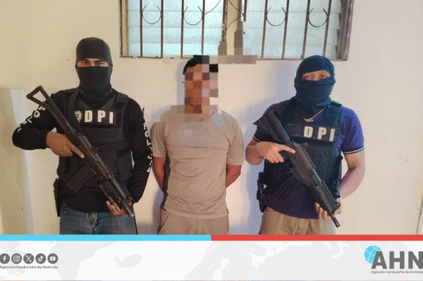 Capturan presunto miembro de la MS-13 por tráfico de drogas en Honduras