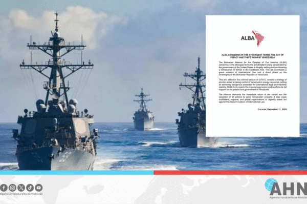 ALBA condena confiscación de buque venezolano en el Caribe