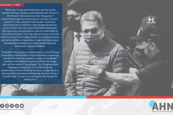 Legisladores de EEUU condenan indulto de Trump a narcotraficante hondureño y exigen investigación