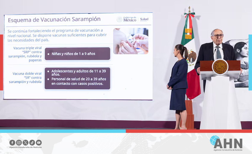 México refuerza vacunación ante aumento de casos de sarampión