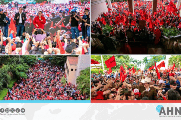 Hondureños respaldan a la Presidenta Xiomara Castro y defienden democracia