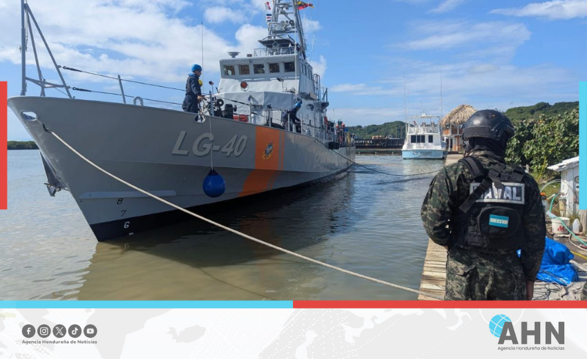 FFAA de Honduras apoyan guardacostas de Ecuador en cooperación naval