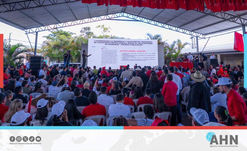 Partido Libre presenta pruebas de golpe electoral en Honduras