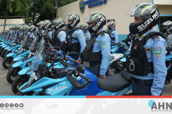 Policía de Honduras refuerza seguridad con nuevos vehículos en zona norte 