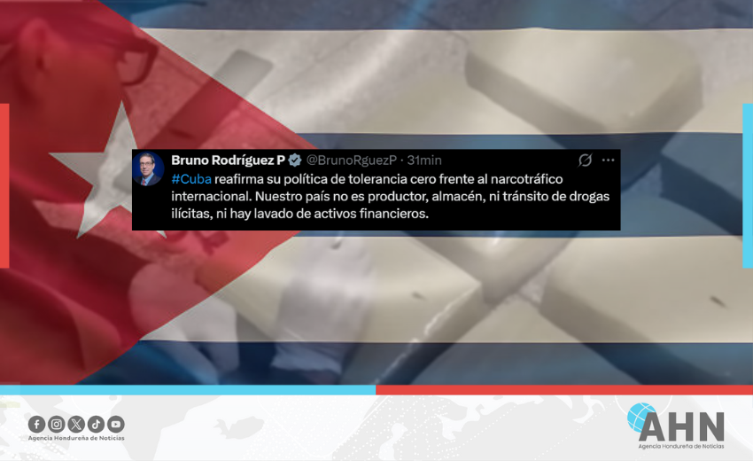 Cuba reafirma rechazo al narcotráfico internacional