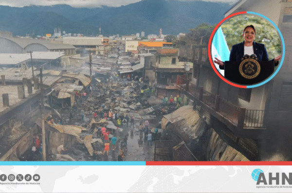 Presidenta Castro ordena evaluación para reconstrucción de mercado siniestrado en el norte de Honduras
