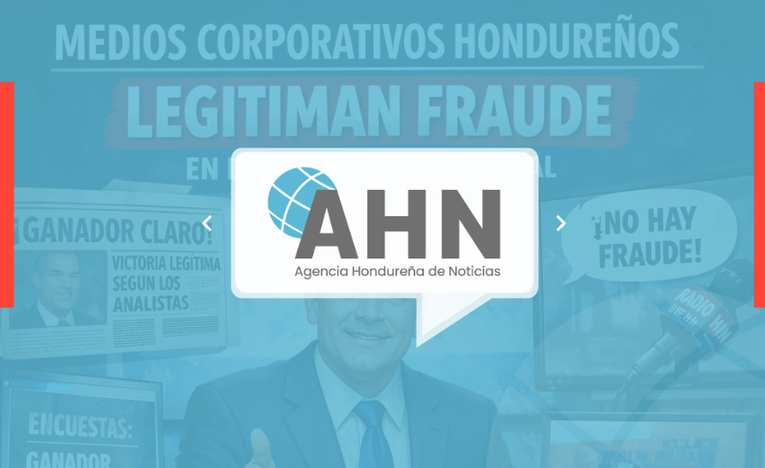 Medios corporativos hondureños legitiman fraude en escenario poselectoral