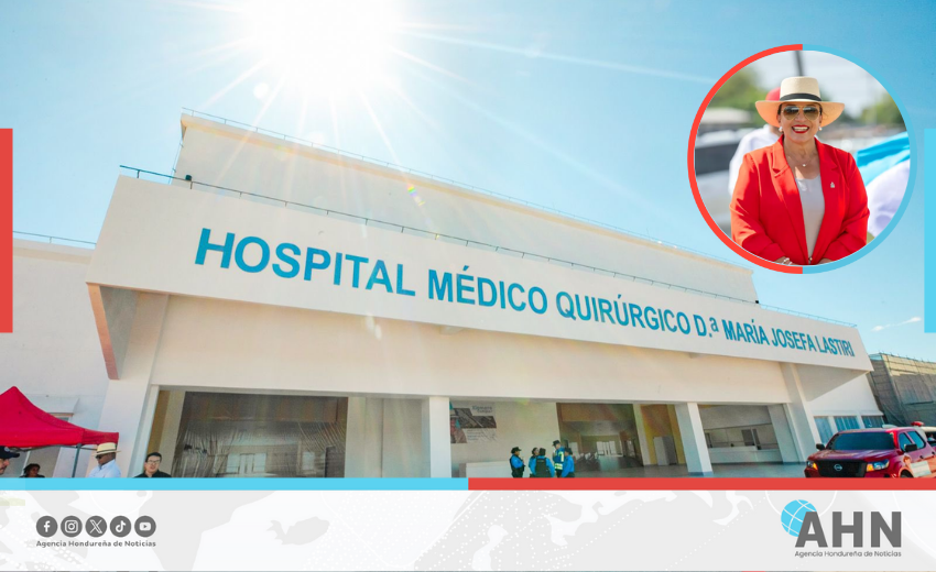 Presidenta Castro supervisa hospital en zona sur de Honduras