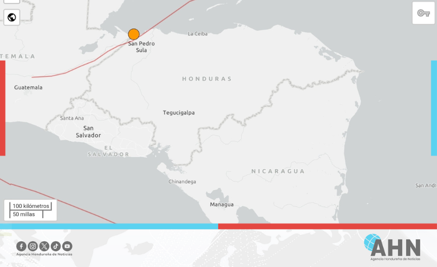 Sismo de magnitud 5.7 sacude el caribe y zona norte de Honduras 