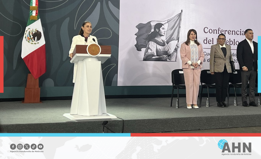 Presidenta de México destaca aumento en incautaciones de droga y reducción de homicidios en el país