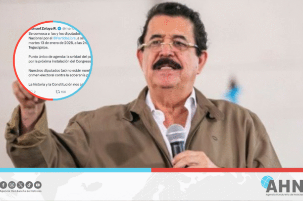 Expresidente Manuel Zelaya convoca a sesión urgente a diputados de Libre ante instalación de Congreso hondureño